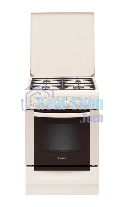 Плита газовая Gefest ПГ 6100-02 0167 бежевый, конфорок 4 шт, духовка 52 л, 60 см x 85 см x 60 см
