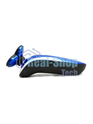 Электробритва Centek CT-2170 (синий) ротор 3D, влажное бритье, 3 плав.головки, 2-ные лезвия, до 50 мин раб