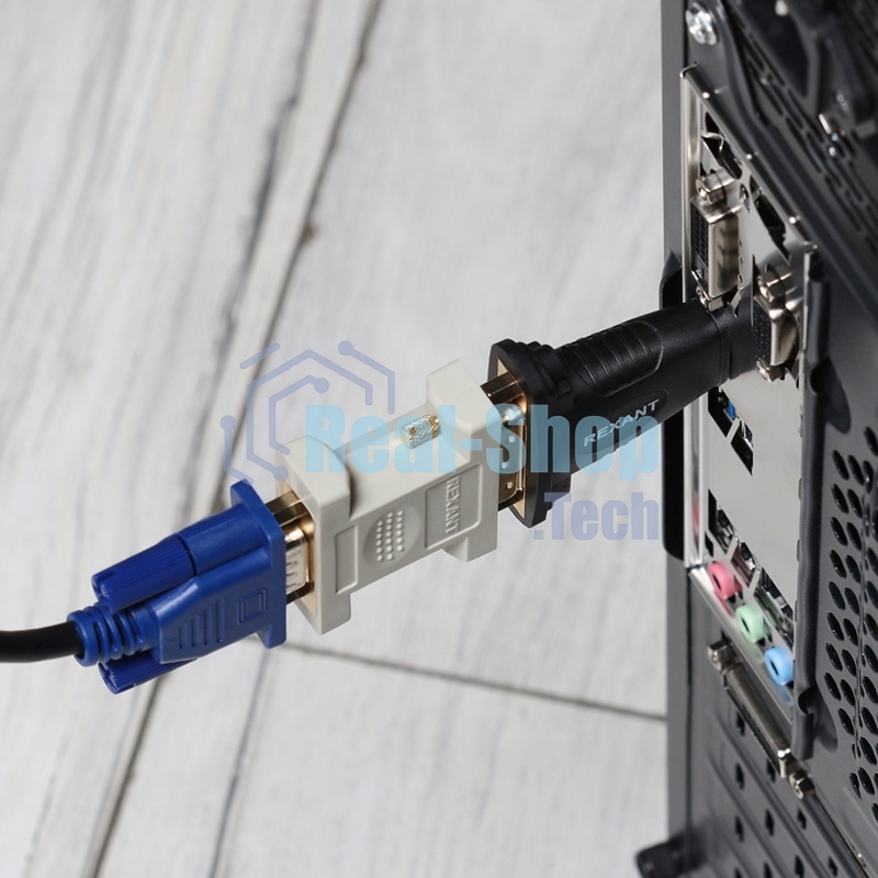 Переходник штекер HDMI - гнездо DVI-I Rexant