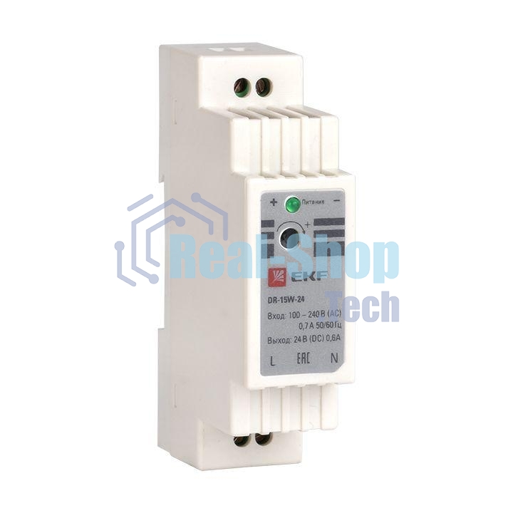Блок питания 24В DR-15W-24 PROxima EKF dr-15w-24