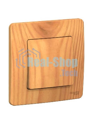 Выключатель 1-кл. СП Blanca (сх.1) 10А 250 В ясень SchE BLNVS010105