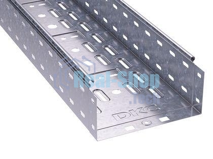Лоток листовой перфорированный 200х100 L2000 сталь 0.8мм ДКС 35333