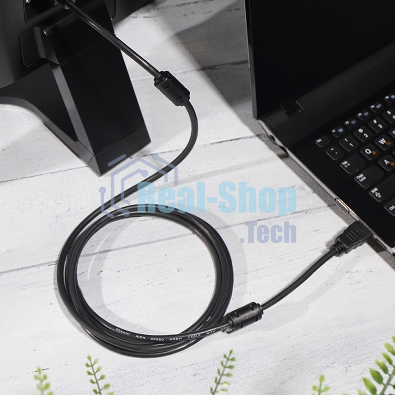 Кабель Rexant HDMI - HDMI 1.4, 2 метра Gold