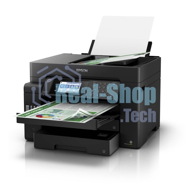 МФУ струйное Epson L15150, (A3, ADF, duplex, 35 стр./мин., Ethernet, Wi-Fi черный)