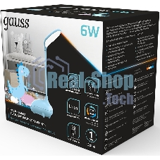 Светильник Gauss Qplus GTL701 (GT7016) настольный LED голубой 6Вт