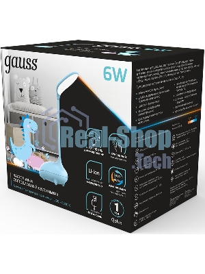 Светильник Gauss Qplus GTL701 (GT7016) настольный LED голубой 6Вт