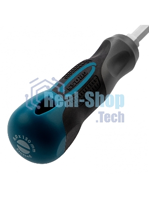 Отвертка Gross 12119 SL8,0 x 150 мм S2, трехкомпонентная рукоятка