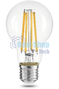 Лампа cветодиодная Gauss Filament А60 15W 1400lm 2700К Е27 LED 1/10/40