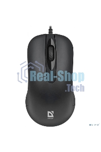 Мышь проводная Defender Classic MB-230 черный, 1600 dpi, USB, кнопки - 4