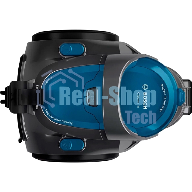 Пылесос Bosch BGS05A220 Global синий/серый, 700/800 Вт, уборка сухая, пылесборник контейнер 1.5 л