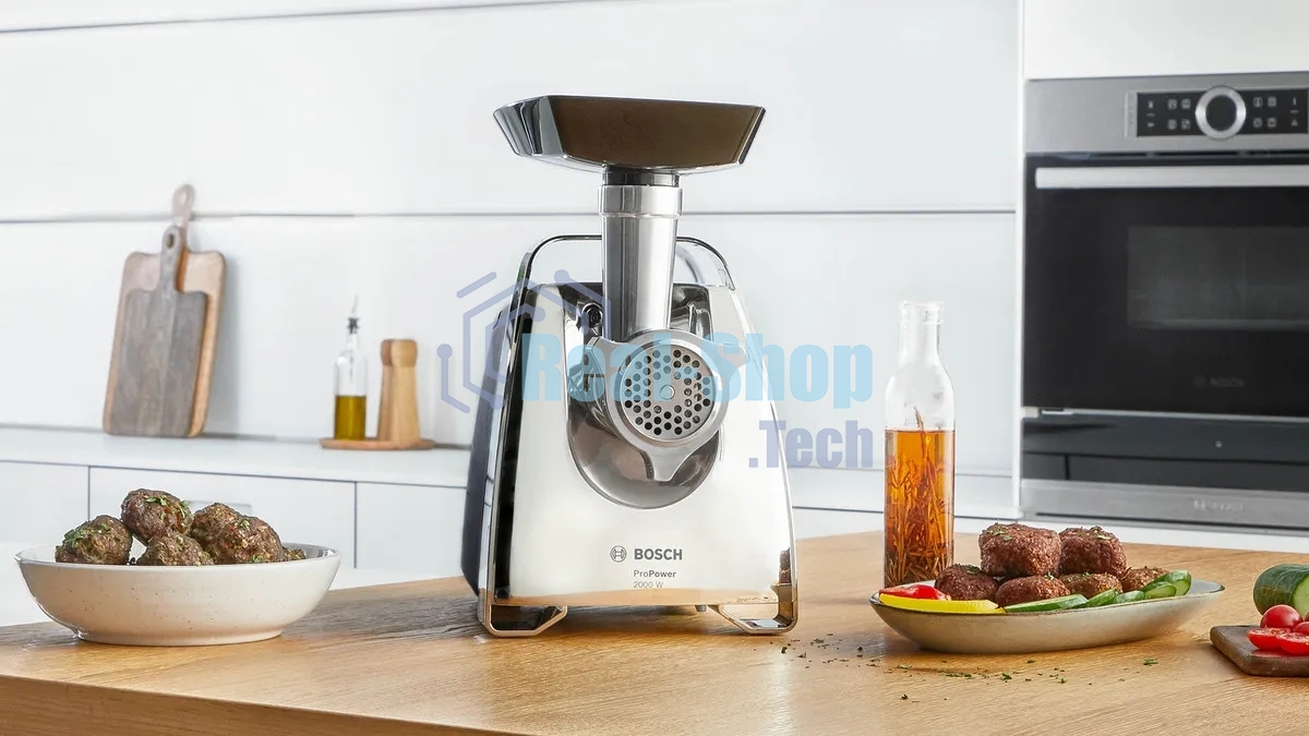 Мясорубка электрическая Bosch MFW67440 2000Вт черный/серебристый