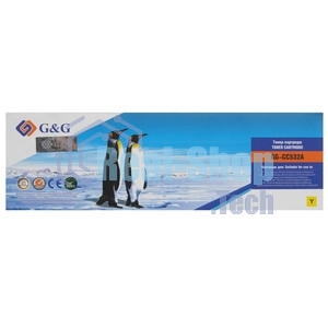 Картридж лазерный G&G GG-CC532A желтый (2800 стр.) для HP CLJ CP2020/CP2025/CM2320 MFP