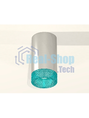Светильник Ambrella Light XS6325021 PSL/BL серебро полированное/голубой MR16 GU5.3 (C6325, N6153)
