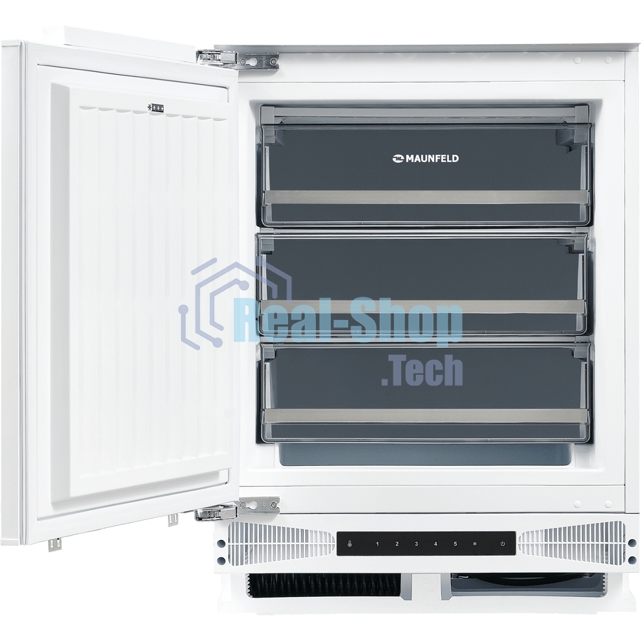 Морозильная камера встраиваемая Maunfeld MBFR88SWGR Inverter белый, 95 л, 3 ящика