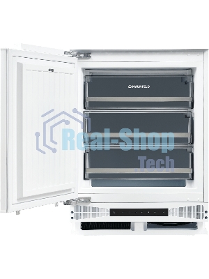 Морозильная камера встраиваемая Maunfeld MBFR88SWGR Inverter белый, 95 л, 3 ящика