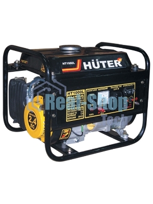 Электрогенератор бензиновый Huter HT1000L, 1.1 кВт, 65 дБ, 24.2 кг