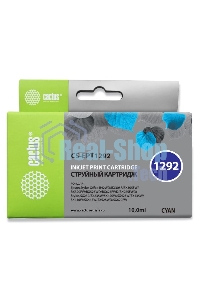 Картридж струйный Cactus CS-EPT1292 (T1292) голубой (10 мл) для Epson Stylus Office B42/BX305/BX305F/BX320/BX525/BX625/SX420/SX425