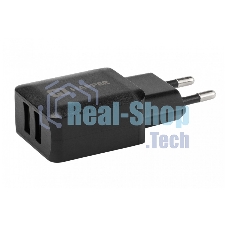 Сетевое зарядное устройство Harper WCH-8220 черный 2xUSB 2.4A