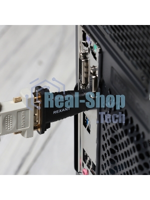 Переходник штекер Rexant HDMI - гнездо DVI-I