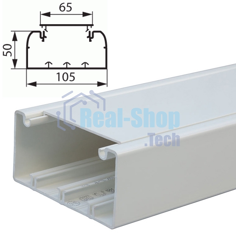 Кабель-канал 105х50 L2000 пластик Leg 010429