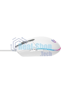 Мышь проводная Logitech G102 LIGHTSYNC белый, 8000 dpi, USB, кнопки - 6