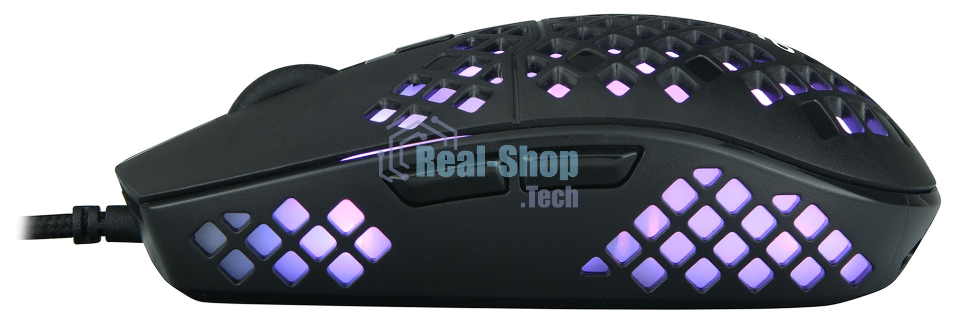 Мышь проводная Acer OMW134 черный, 3200 dpi, USB, кнопки - 6