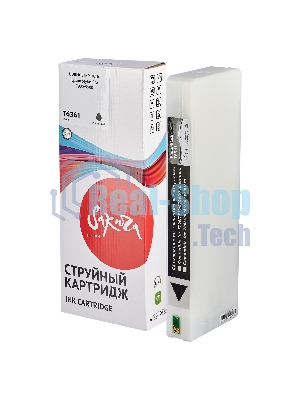 Картридж струйный Sakura C13T636100 (T6361 Photo Black) для Epson, фото-черный, 700 мл.