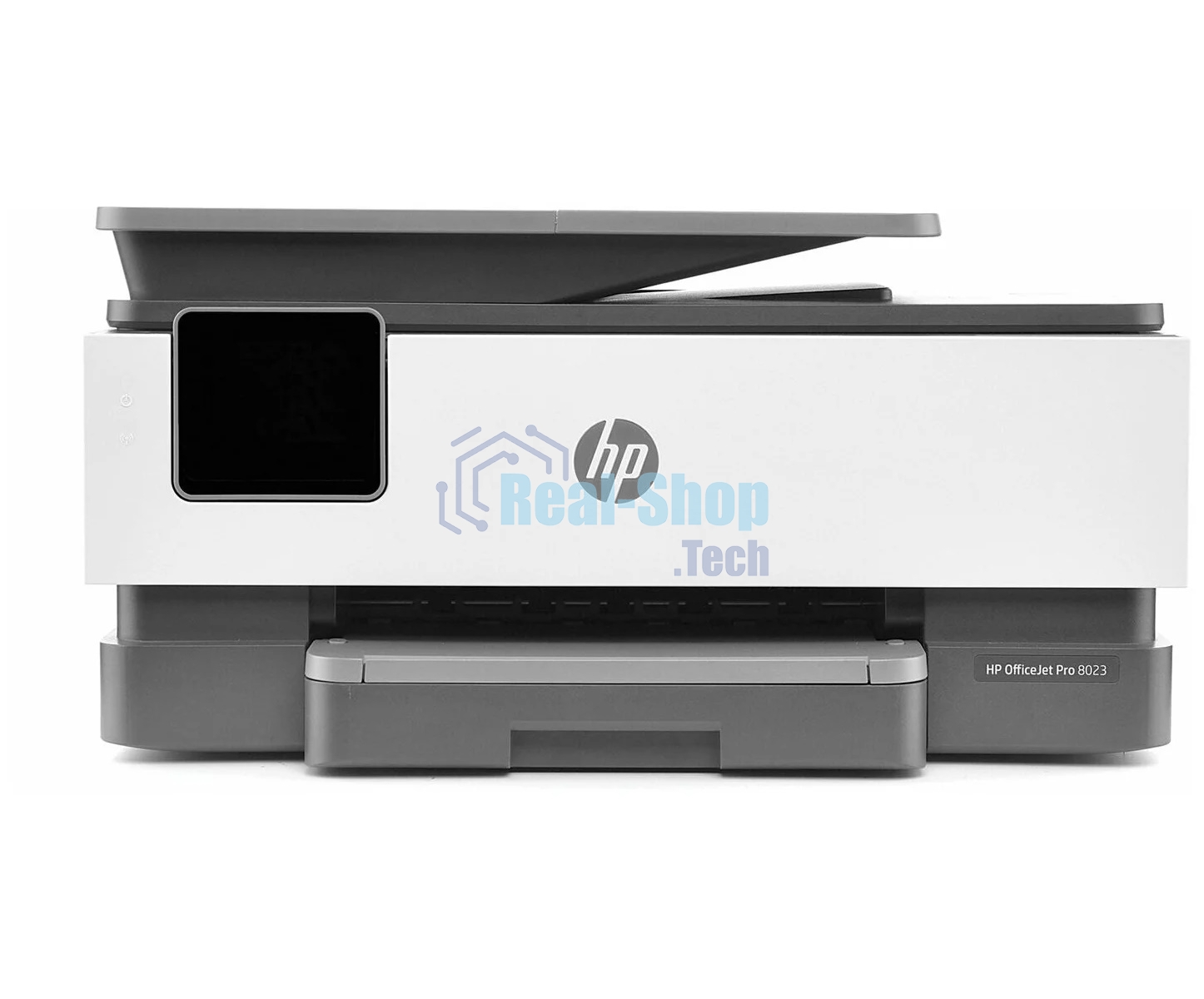 МФУ струйное HP OfficeJet 8023 (1KR64B), A4, цвтной, печ. до 20 стр/мин. (ч/б), до 10 стр/мин. (цвет), скан. до 8 стр/мин. (ч/б) 3.5 стр/мин. (цвет), 1200 x 1200 dpi, USB, RJ-45, Wi-Fi, Air Print