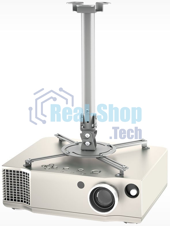 Кронштейн для проектора Holder PR-104-B черный макс.20кг потолочный поворот и наклон