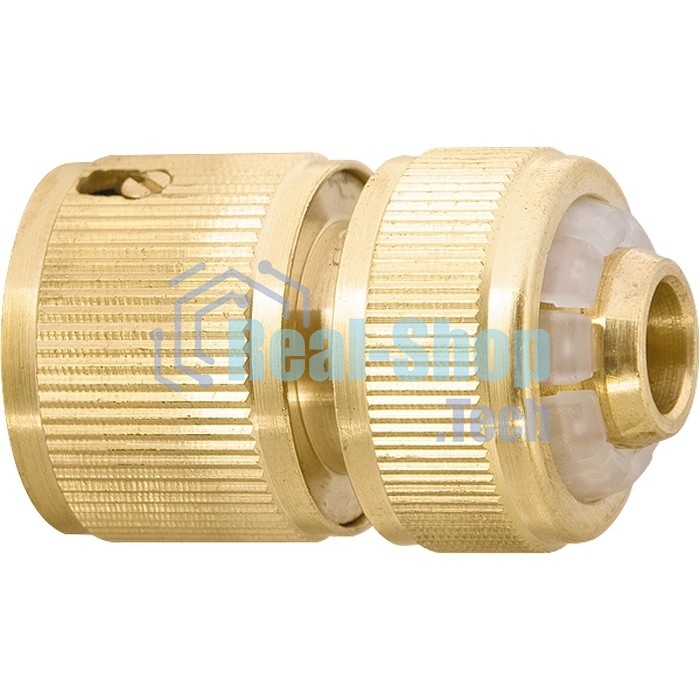 Соединитель латунный быстросъемный для шланга Palisad 1/2