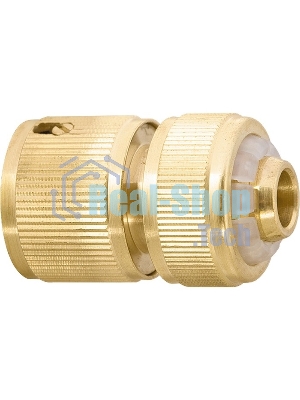 Соединитель латунный быстросъемный для шланга Palisad 1/2