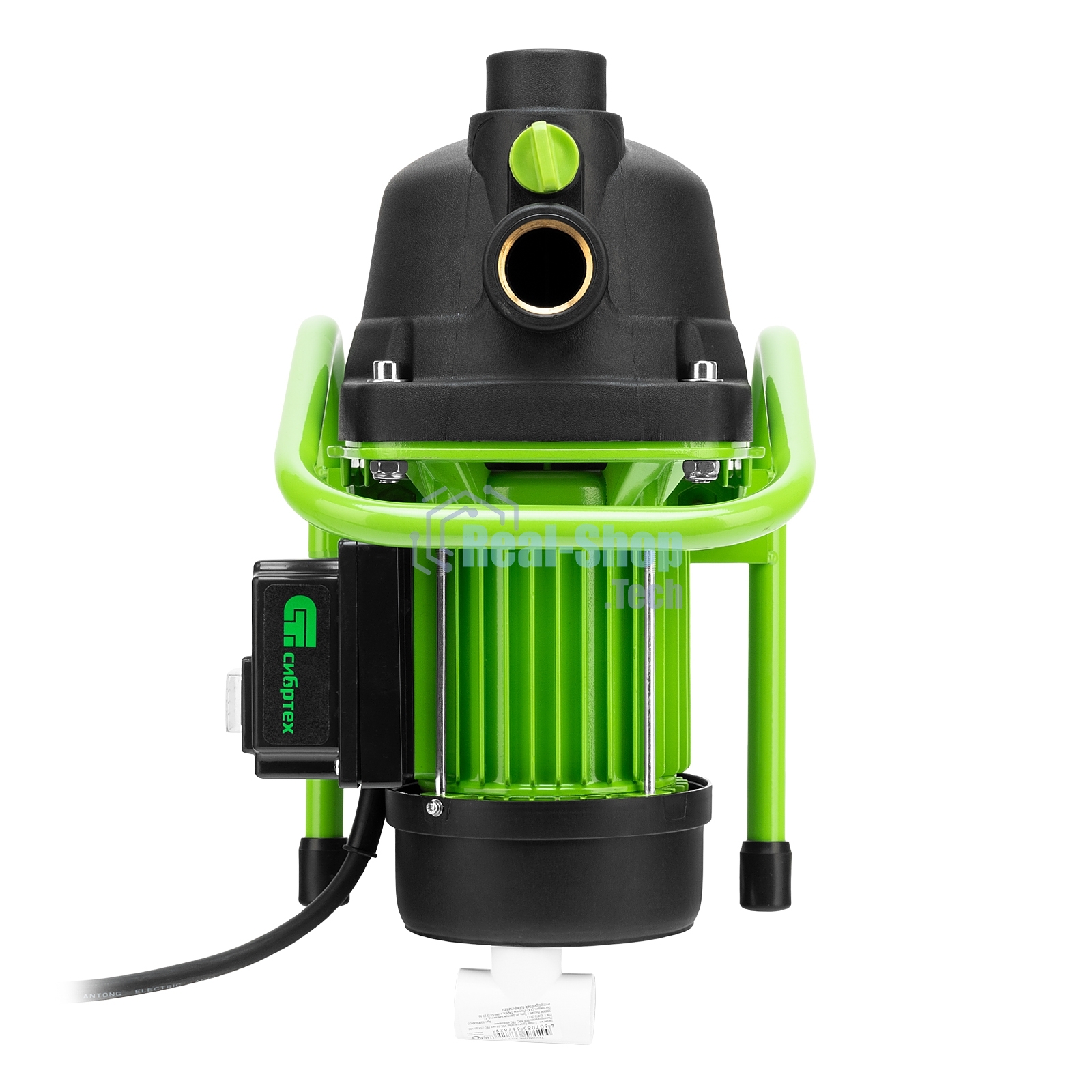 Садовый поверхностный насос Сибртех СПН650-П, 650 Вт, напор 37 м, 3200 л/ч, пластик