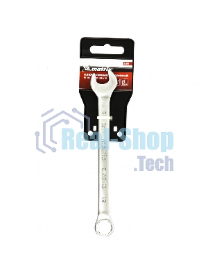 Ключ комбинированный Matrix, 12 мм, CrV, матовый хром