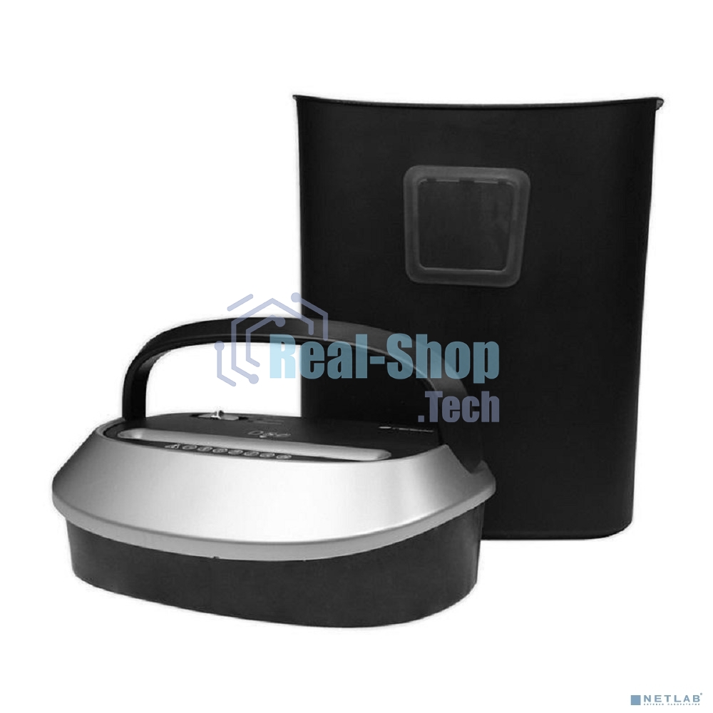 Шредер ГЕЛЕОС УМ30-4, DIN P-4 (4 ур-нь секр.), фрагмент 3,8х35мм, 15-17 (70г/м2), CD/пл.карты/скрепки/скобы, 30 литров