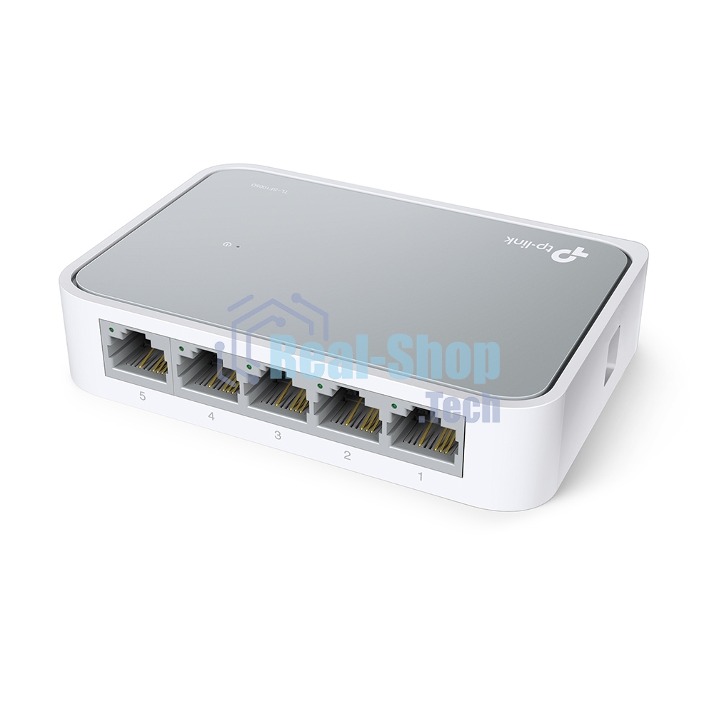 Коммутатор TP-Link SOHO TL-SF1005D Коммутатор 5-port 10/100M mini Desktop Switch, 5 10/100M RJ45 ports, Plastic case