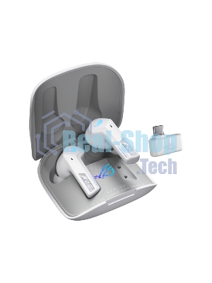Гарнитура беспроводная ASUS R55ES ROG CETRA TWS SPEEDNOVA WHT/UN (90YH03Y0-BTUA10)