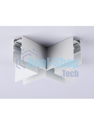GL3375 WH белый коннектор X-образный для накладного шинопровода 170*170*53.7