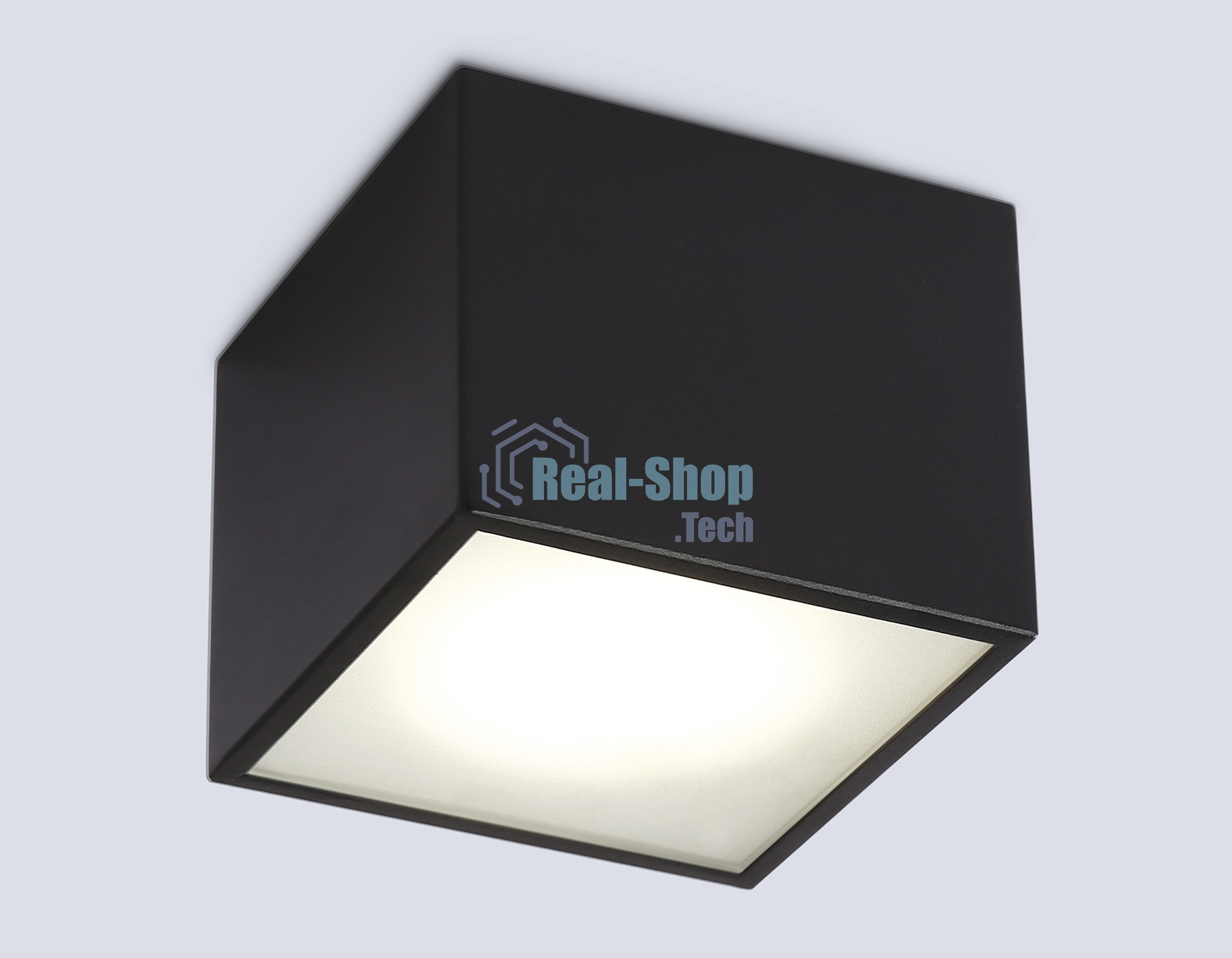 Светильник Ambrella light TN6532 BK черный IP44 GX53 100*100*80