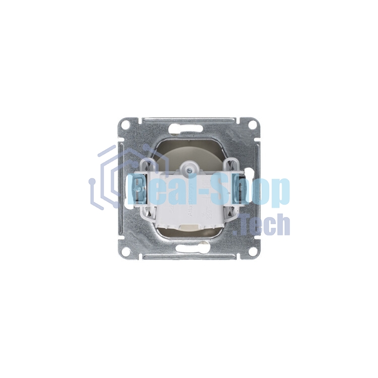 Механизм розетки 1-м СП AtlasDesign без заземл. 16А алюм. SchE ATN000341