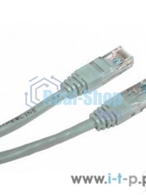 Патч-корд UTP Cablexpert cat.5e, 10м, литой, многожильный серый
