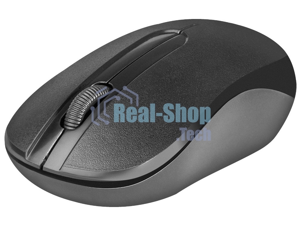 Мышь беспроводная Defender Datum MM-285 черный, 1600 dpi, радиоканал, USB, кнопки - 3