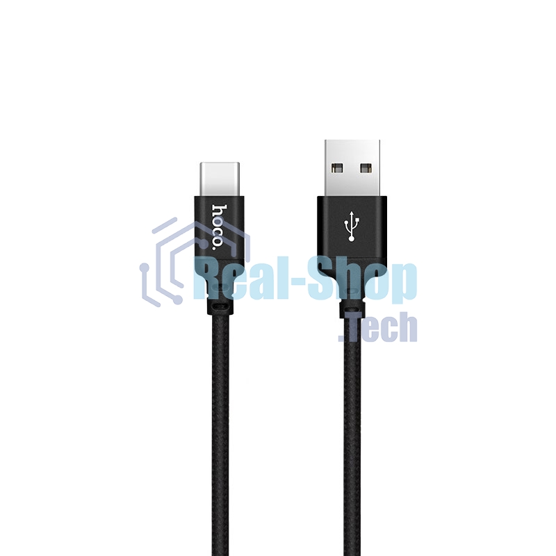 Кабель HOCO X14 USB 2.0, AM/Type-C M, черный, 1м