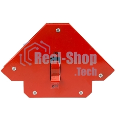 Магнитный угольник-держатель для сварки Rexant отключаемый на 3 угла, усилие 23 кг