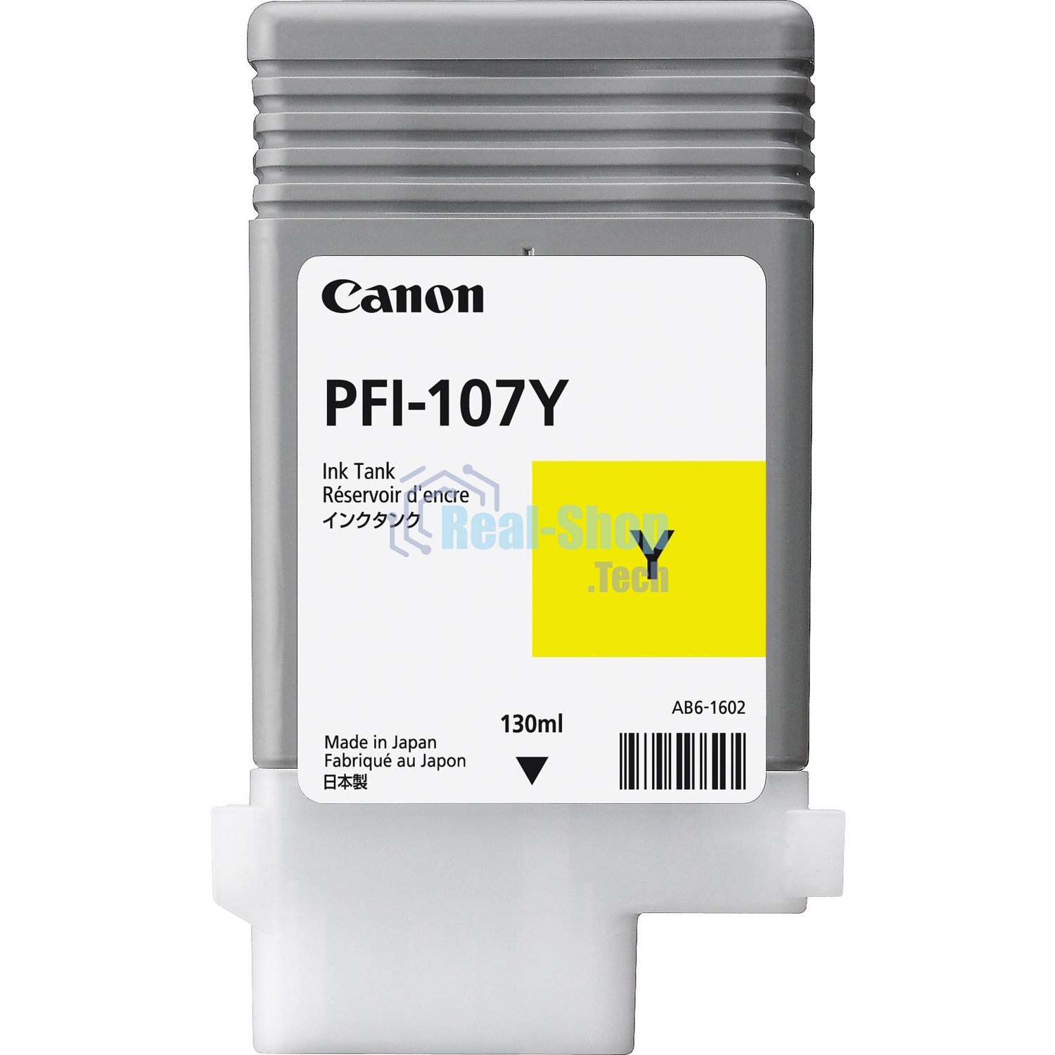 Картридж струйный Canon PFI-107Y (6708B001) желтый (130 мл) для Canon iP F680/685/780/785