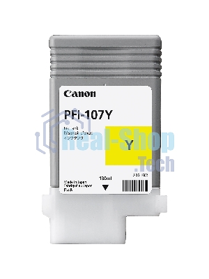 Картридж струйный Canon PFI-107Y (6708B001) желтый (130 мл) для Canon iP F680/685/780/785