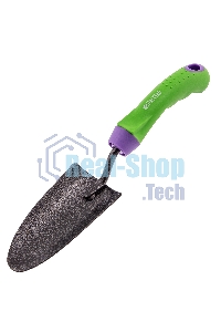 Совок посадочный узкий Palisad ERA 65х300 мм, стальной, обрезиненная эргономичная рукоятка