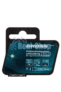 Отвертка Gross 12119 SL8,0 x 150 мм S2, трехкомпонентная рукоятка