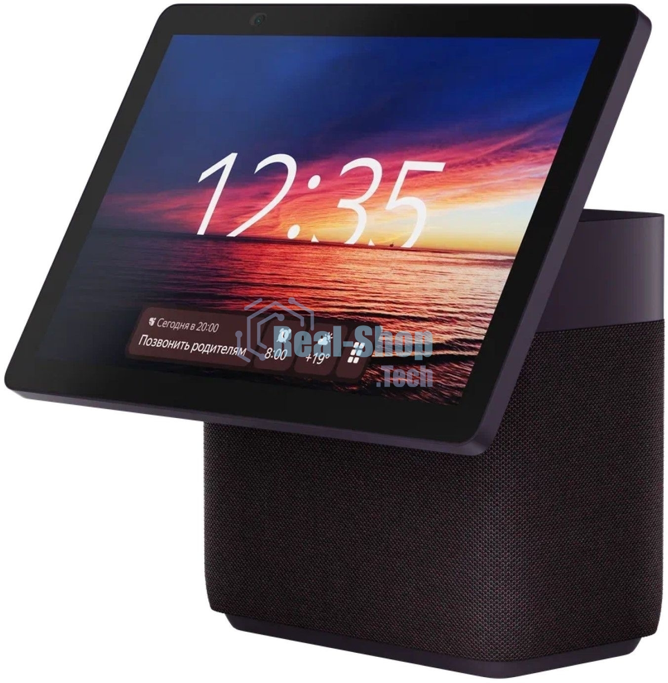 Умная колонка Яндекс Станция Дуо Макс, Zigbee, с дисплеем, 60Вт, с голосовым ассистентом Алиса на YaGPT, красный (YNDX-00055RED)