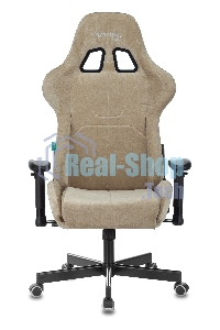 Кресло игровое Бюрократ VIKING KNIGHT LT21 FABRIC песочный крестовина металл/пластик
