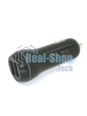 Автомобильное зарядное устройство AMPERIN CCB-2USB USB 1 DC 5V/2.1A USB 2 5V/1A Черный